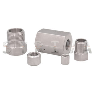 Straight Reducer Coupling - 1/4 in. Female to 3/8 in. Female